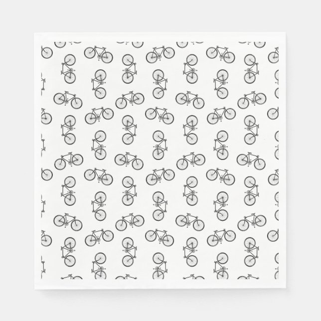 Sprida cyklar Skriv ut Mönster ANPASSNINGSBAR BG F Pappersservett (Framsidan)