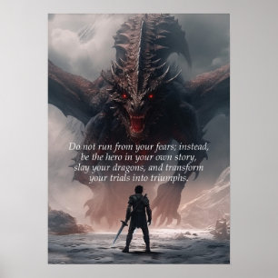 Sprida dina drakoner - Framgångsrörelse Poster