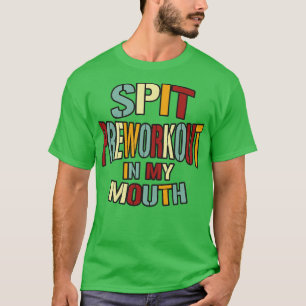 Sprida förarbete i min Retro-text för munVintage T Shirt