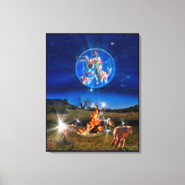 SPRIDA FRED TILL NATIONERNA CANVASTRYCK