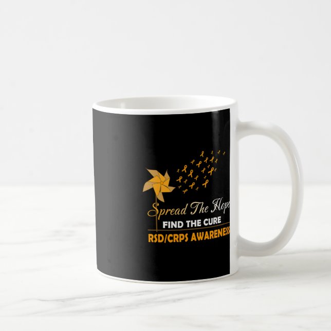 SPRIDA HOPE RSD CRPS-medvetenheten Kaffemugg (Höger)