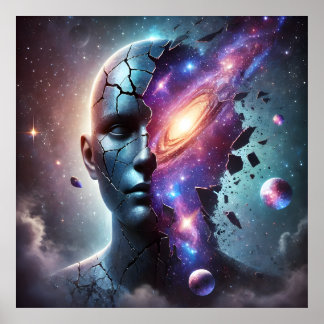 Sprida illusioner - Universum inom Poster