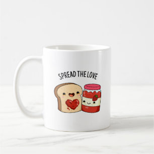 Sprida Kärlek från Sylt och Bread Pun Kaffemugg