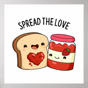 Sprida Kärlek från Sylt och Bread Pun Poster