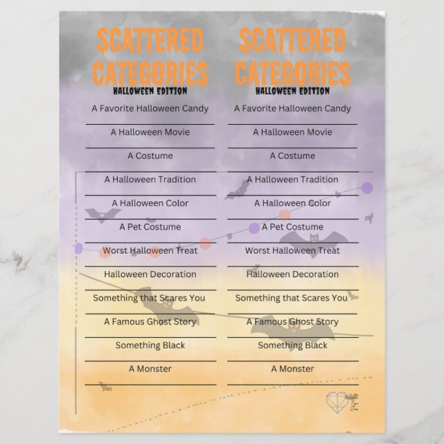 Sprida kategorier - Halloween Edition (Framsida)