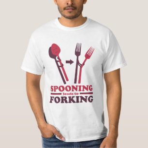 Sprida lektioner till Forking Kärlek Romantik T-shirt