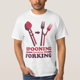 Sprida lektioner till Forking Kärlek Romantik Tee
