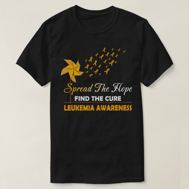 SPRIDA MEDVETENHETEN OM HOPE LEUKEMIA T SHIRT (Design framsida)