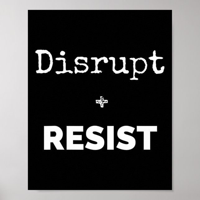 Sprida och motstå protester poster (Framsidan)