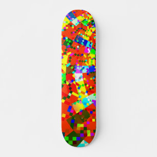 Sprida pixlar old school skateboard bräda 18 cm