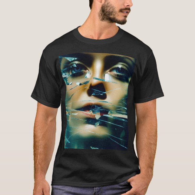 "Sprida reflektioner: Dubbla Exponering Manar-Sh T Shirt (Framsida)