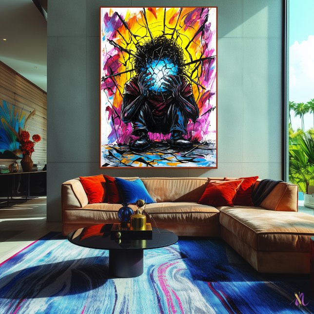 Sprida reflektioner - Surreal Expressionistisk kon Poster (Skapare uppladdad)