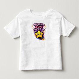 Spridande Kärlek Överallt 3– Söt Liten Tjej T Shirt