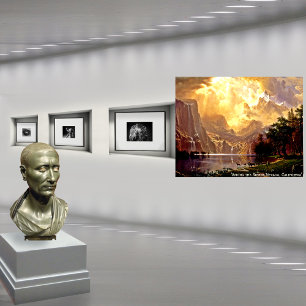 Spridare över Amerikas Frontier Fine Art Canvastryck