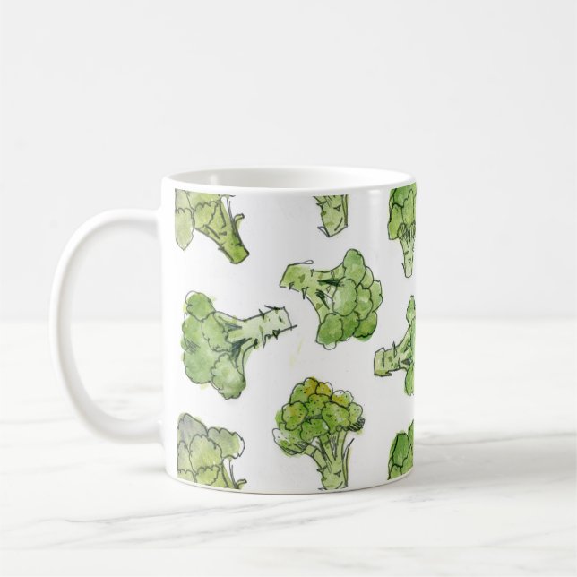 spridd broccoli - kaffemugg (Vänster)
