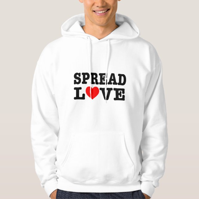 Spridd kärlek Hoody Hoodie (Framsida)
