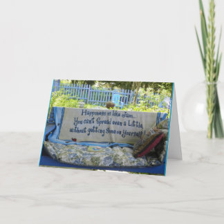 Spridd lyckanågot liknandesylt tack kort