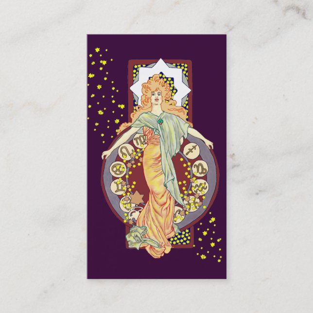 Spridd stjärnavisitkort visitkort (Framsida)