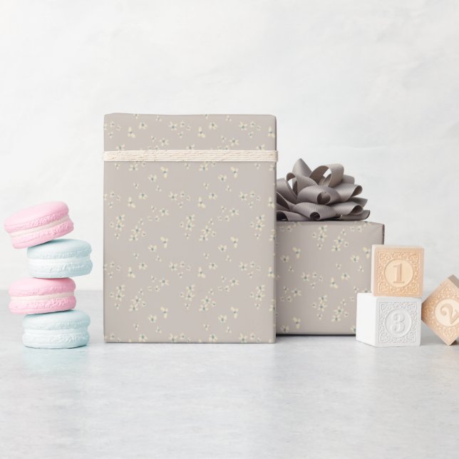 Spridda blommor presentpapper (Baby Shower)