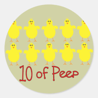 Spridning av andningsterapi "10 av PEEP" Lättare Runt Klistermärke