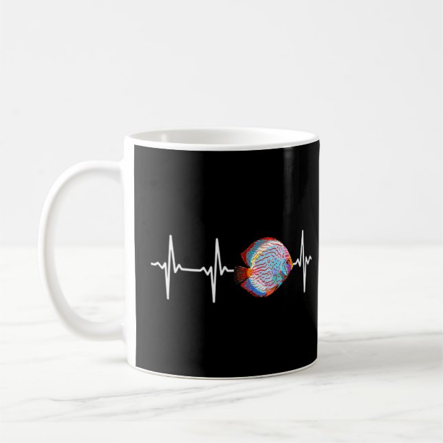 Spridning av fiskartrytm kaffemugg (Vänster)