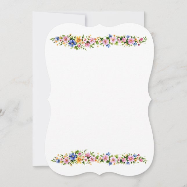 Spridning av kvinnlig Blommigt - Scalloped kant. S (Framsida)