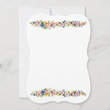 Spridning av kvinnlig Blommigt - Scalloped kant. S