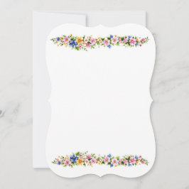 Spridning av kvinnlig Blommigt - Scalloped kant. S