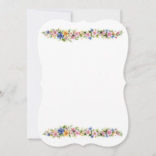 Spridning av kvinnlig Blommigt - Scalloped kant. S