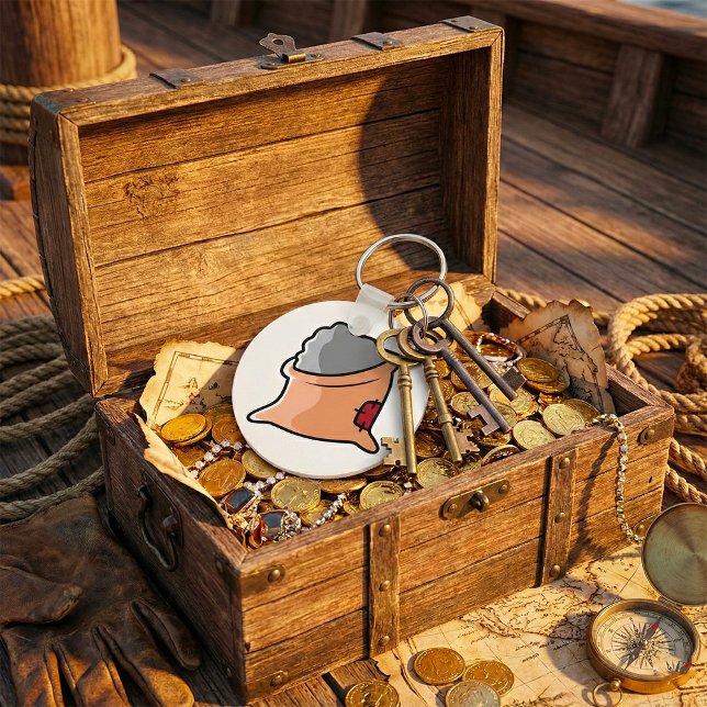 Spridning av marknyckelkedja nyckelring (Skapare uppladdad)