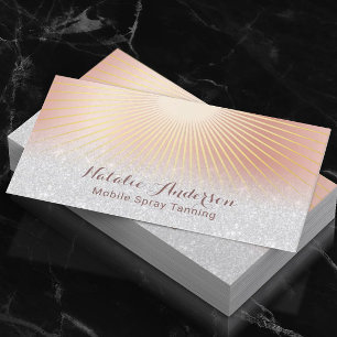 Spridning av salon Modern Ro Guld Visitkort