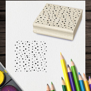 Spridning av stjärnor på olika platser inför jul stämpel