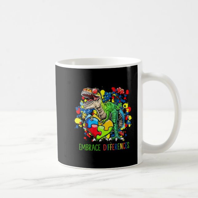 Spridning av studentskillnaderna Dinosaur T-Rex Ki Kaffemugg (Höger)