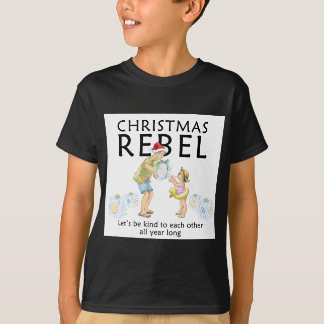 Spridning den rebelliska anden för jul! tröja (Framsida)