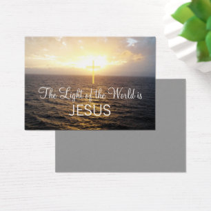 Spridning för kristendomenJesus Kristus ord Visitkort