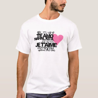 Spridning kärleken tee shirt