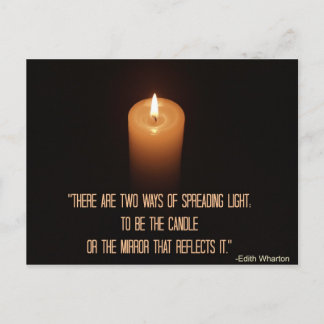 Spridning ljus vykort