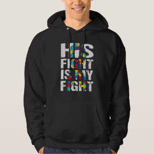 Spridningen av hans kamp är min kampanjmedvetenhet hoodie