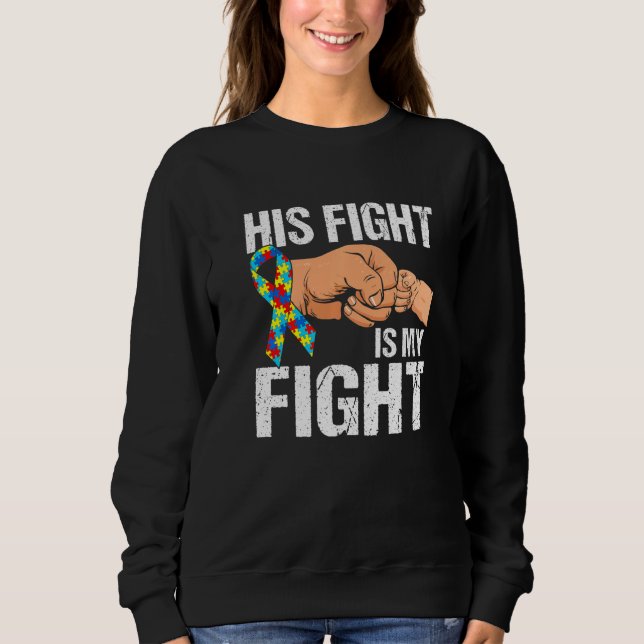 Spridningen av hans kamp är min kampanjmedvetenhet t shirt (Framsida)