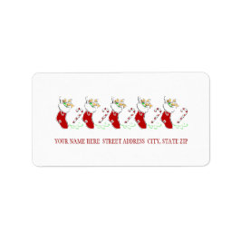 Spridningsetiketter för julklapp i Adress Adressetikett