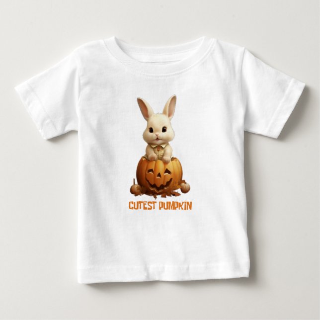 Spridningspumpa i plåstret | Cute Baby Bunny T Shirt (Framsida)