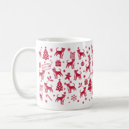 Spridshire Terrier-juldesign Kaffemugg