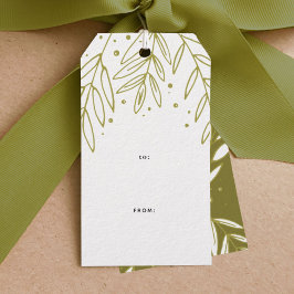 Sprigs Botanical Presentetikett