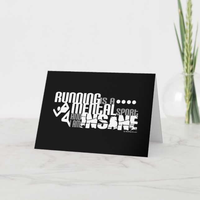 Spring är en mental sport kort (Framsida)