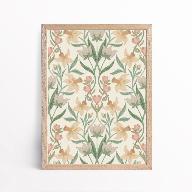 Spring Arts and Crafts Floral Botanical Art Poster (Skapare uppladdad)