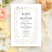 Spring Baby in Bloom Vildblomma Barnkalas