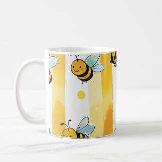 Spring,Bee,Kids Friendly,mug Kaffemugg