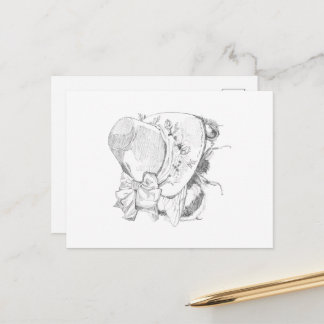 Spring Bee Postcard Vykort