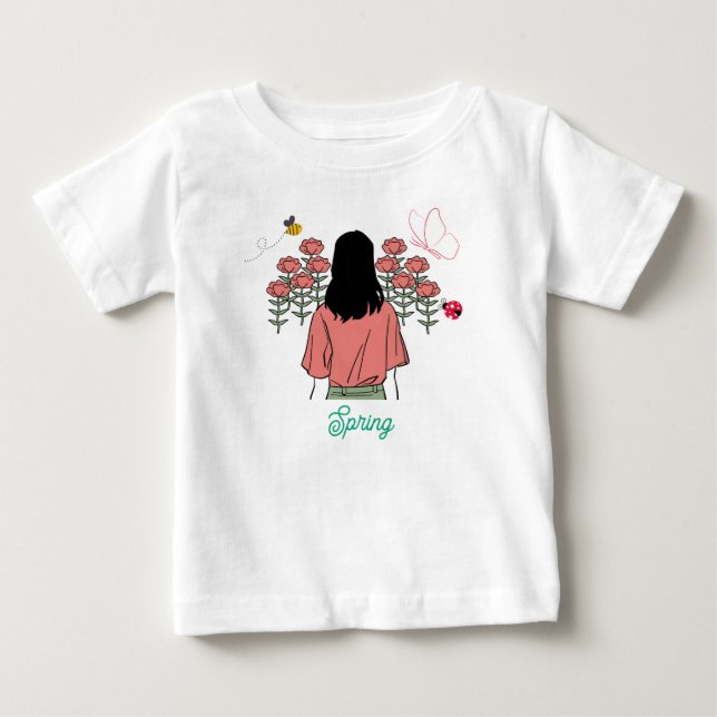 Spring Bloom T Shirt (Framsida)