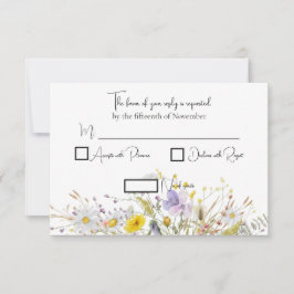Spring Blossom Wedding Response Cards OSA Kort